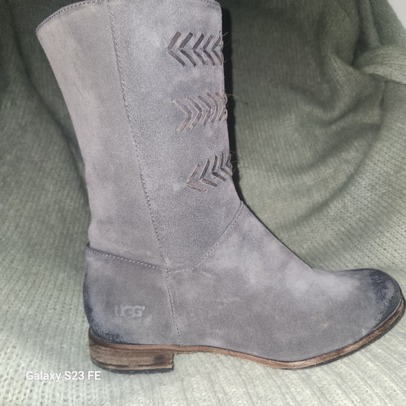 Y2K Ugg Cailyn Midcalf Suede Boot 8.5 - Picture 3 of 9